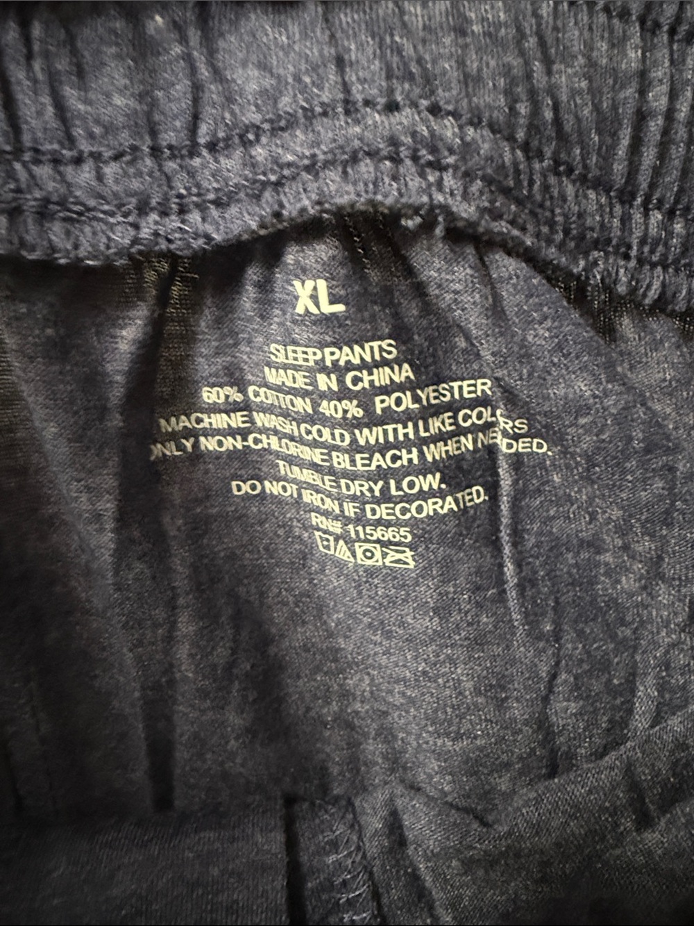 My Melody Navy Blue Pajama Pants XL - Picture 2 of 3